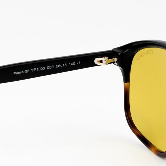 NEW Tom Ford FT1000/S 05E PIERRE-02 Black Brown Square Unisex Sunglasses main image 10
